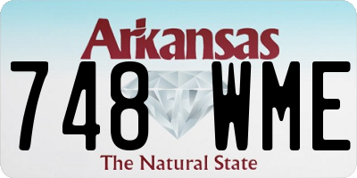 AR license plate 748WME