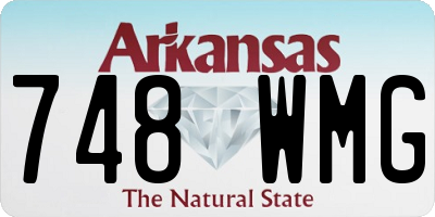 AR license plate 748WMG