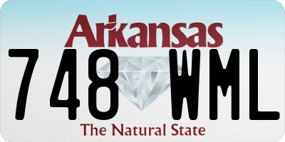 AR license plate 748WML
