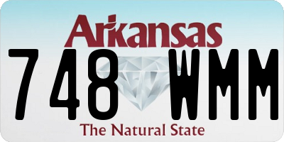 AR license plate 748WMM