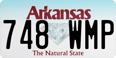 AR license plate 748WMP
