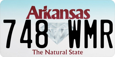 AR license plate 748WMR