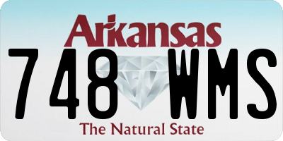 AR license plate 748WMS