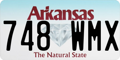 AR license plate 748WMX