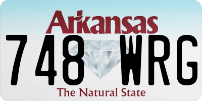 AR license plate 748WRG