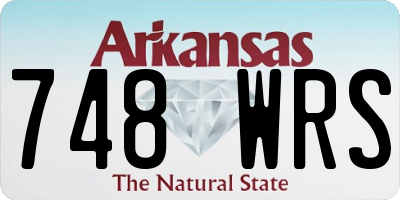 AR license plate 748WRS