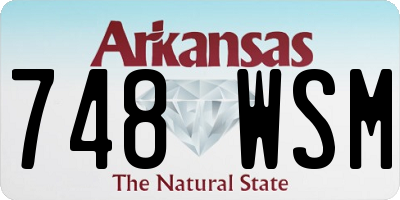 AR license plate 748WSM