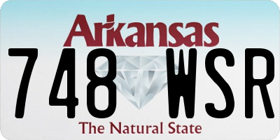 AR license plate 748WSR