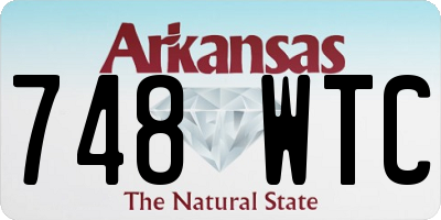 AR license plate 748WTC