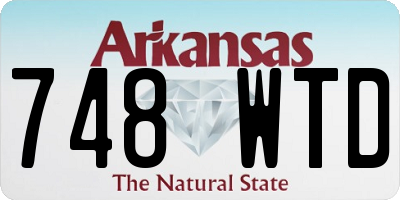 AR license plate 748WTD