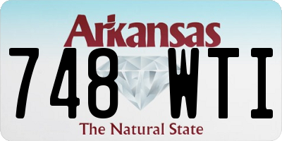 AR license plate 748WTI