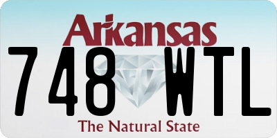 AR license plate 748WTL