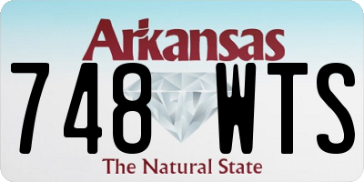 AR license plate 748WTS