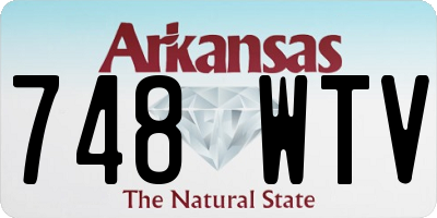 AR license plate 748WTV