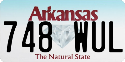 AR license plate 748WUL