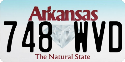 AR license plate 748WVD