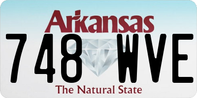 AR license plate 748WVE