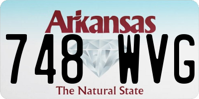 AR license plate 748WVG