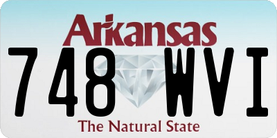 AR license plate 748WVI