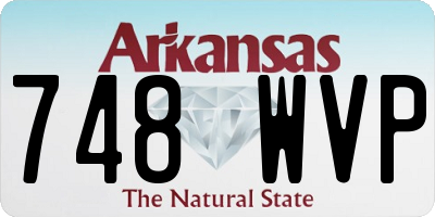 AR license plate 748WVP
