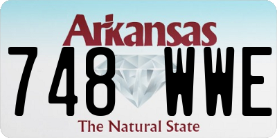 AR license plate 748WWE