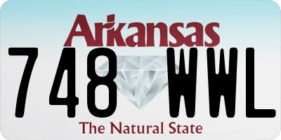 AR license plate 748WWL