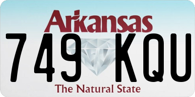AR license plate 749KQU