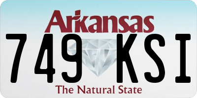 AR license plate 749KSI