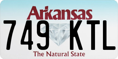 AR license plate 749KTL