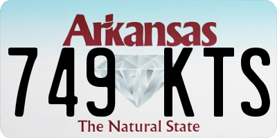 AR license plate 749KTS
