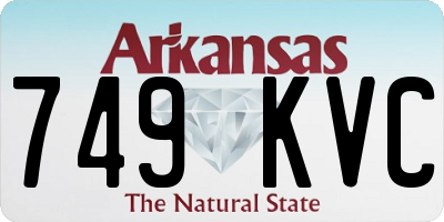 AR license plate 749KVC
