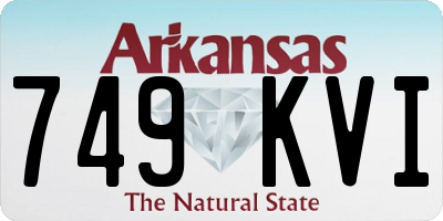 AR license plate 749KVI