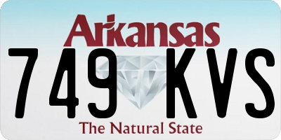 AR license plate 749KVS