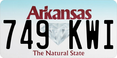 AR license plate 749KWI