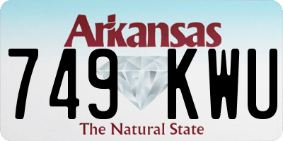 AR license plate 749KWU