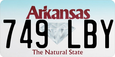 AR license plate 749LBY