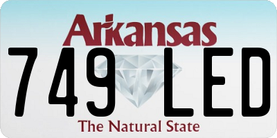 AR license plate 749LED