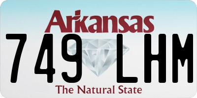 AR license plate 749LHM