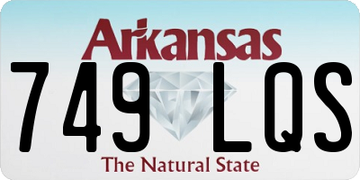 AR license plate 749LQS