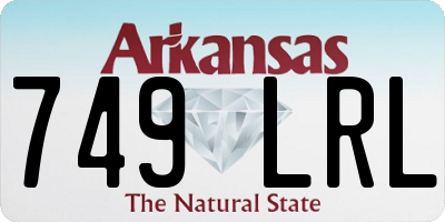 AR license plate 749LRL