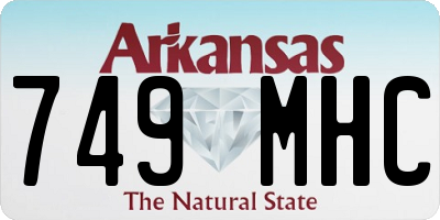 AR license plate 749MHC