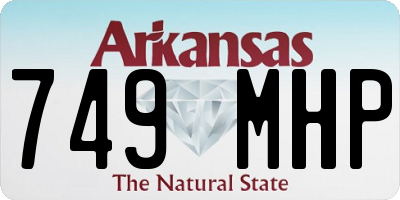 AR license plate 749MHP