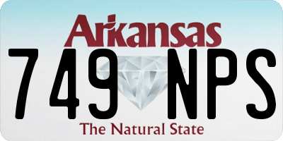 AR license plate 749NPS