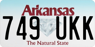 AR license plate 749UKK