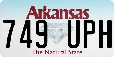 AR license plate 749UPH