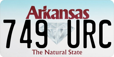 AR license plate 749URC