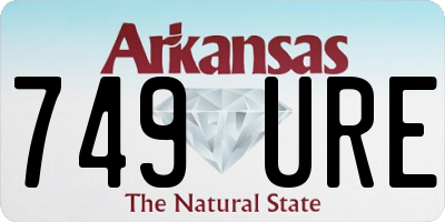 AR license plate 749URE