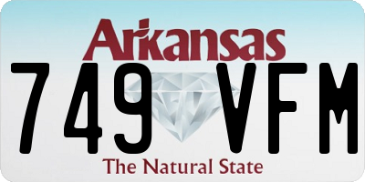 AR license plate 749VFM