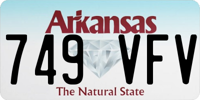AR license plate 749VFV
