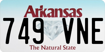 AR license plate 749VNE